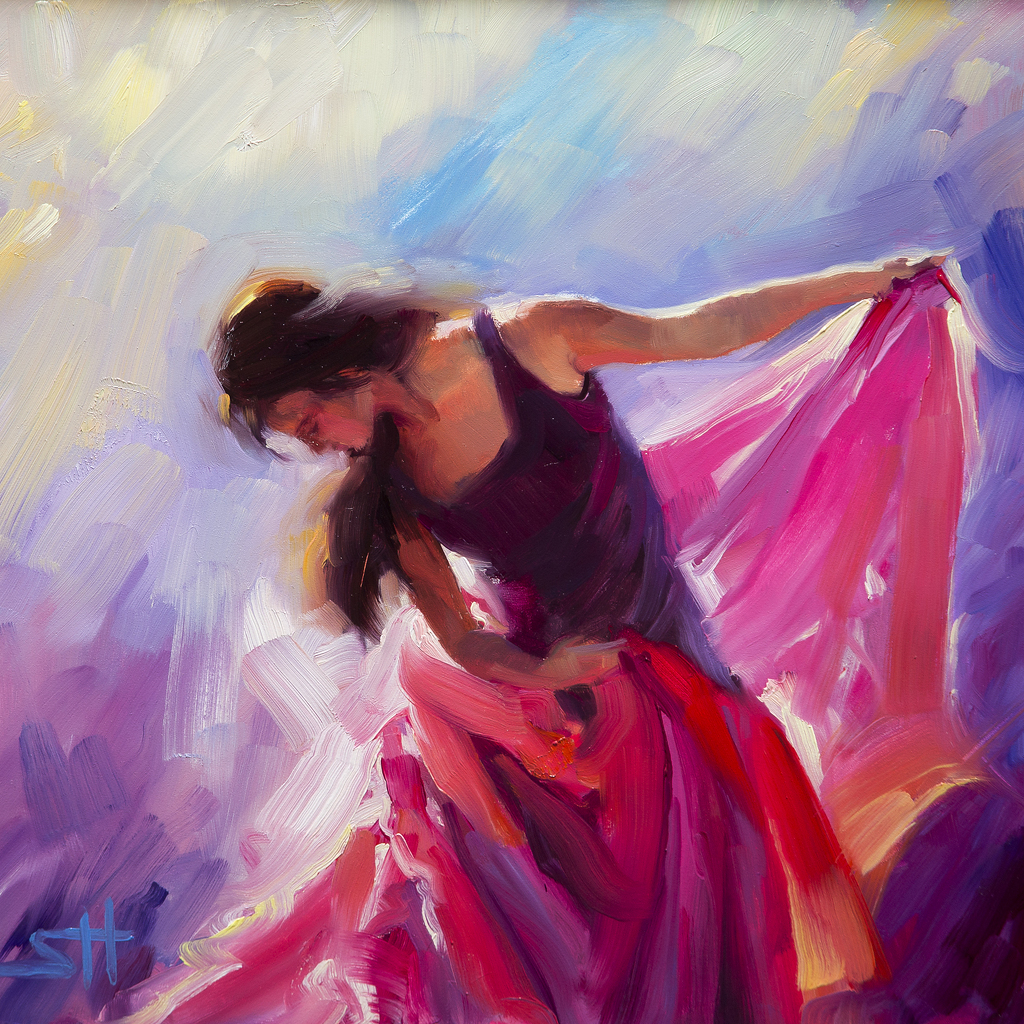 Magenta by Steve Henderson Oil ~ 12 x 12